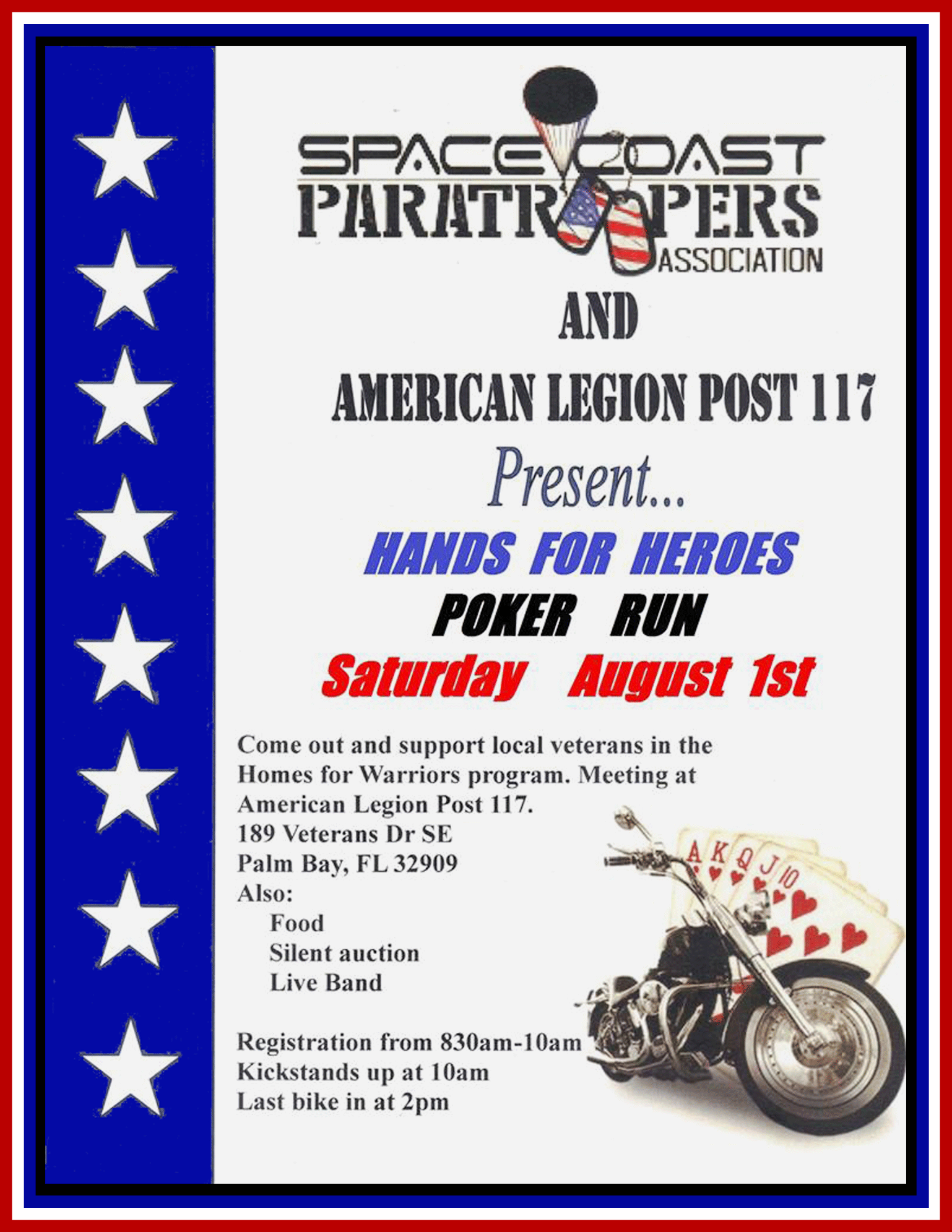 Hands For Hero's Poker Run