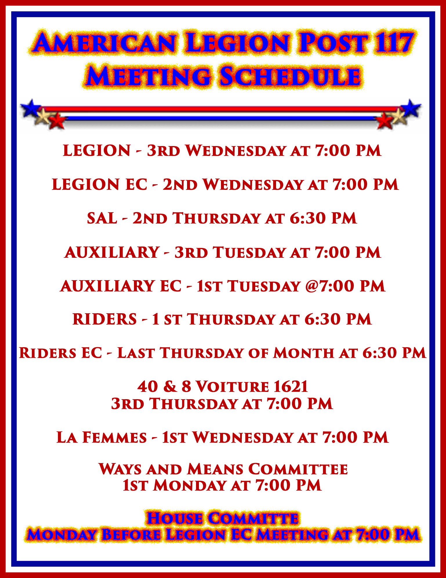 House Committee Meeting