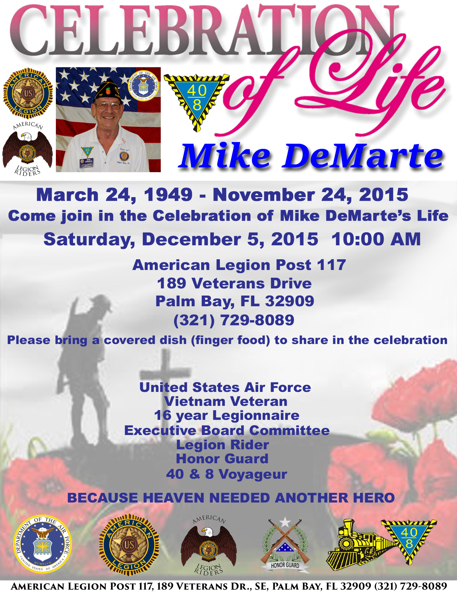 Mike DeMarte Celebration of Life