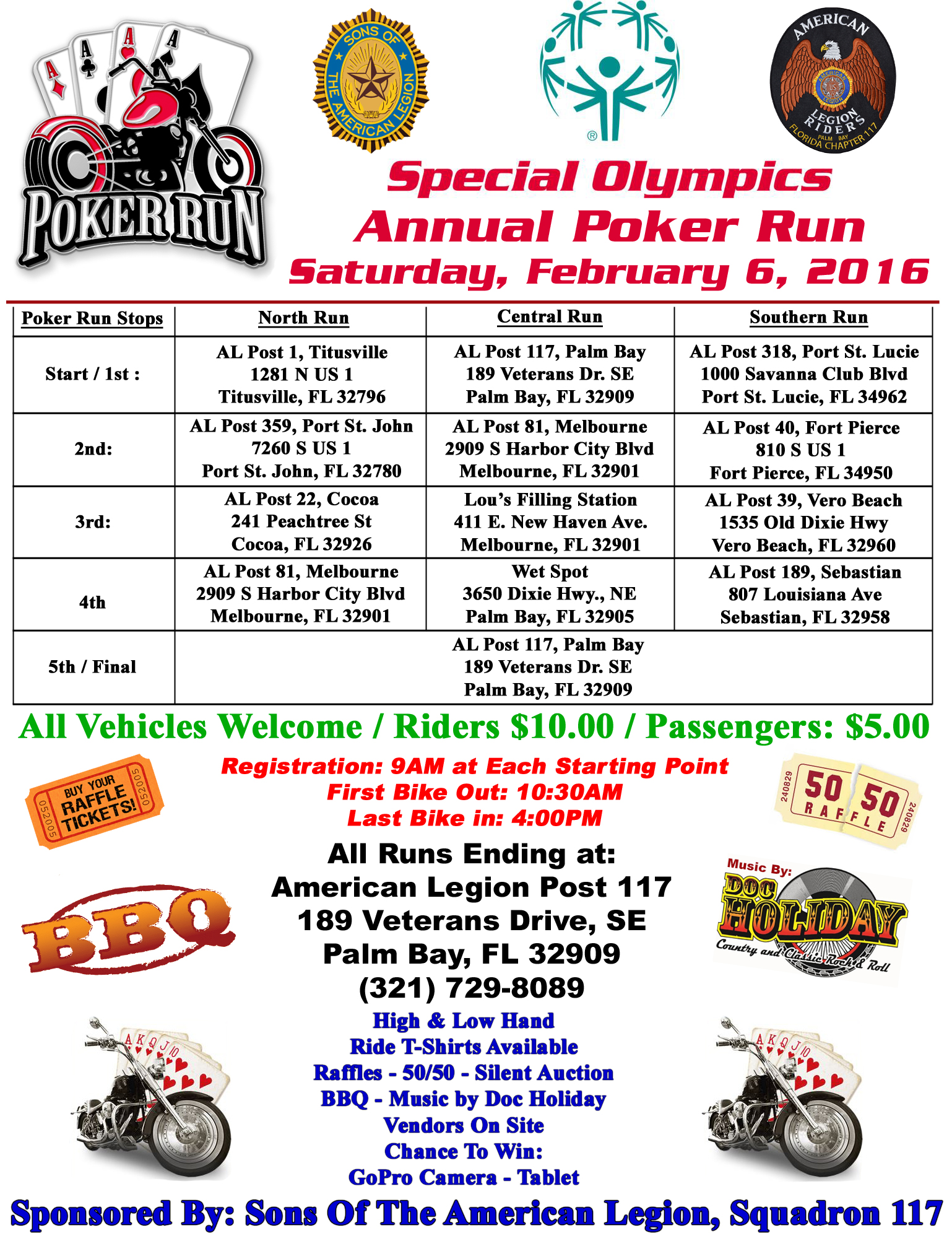 Special Olympics Annual Poker Run