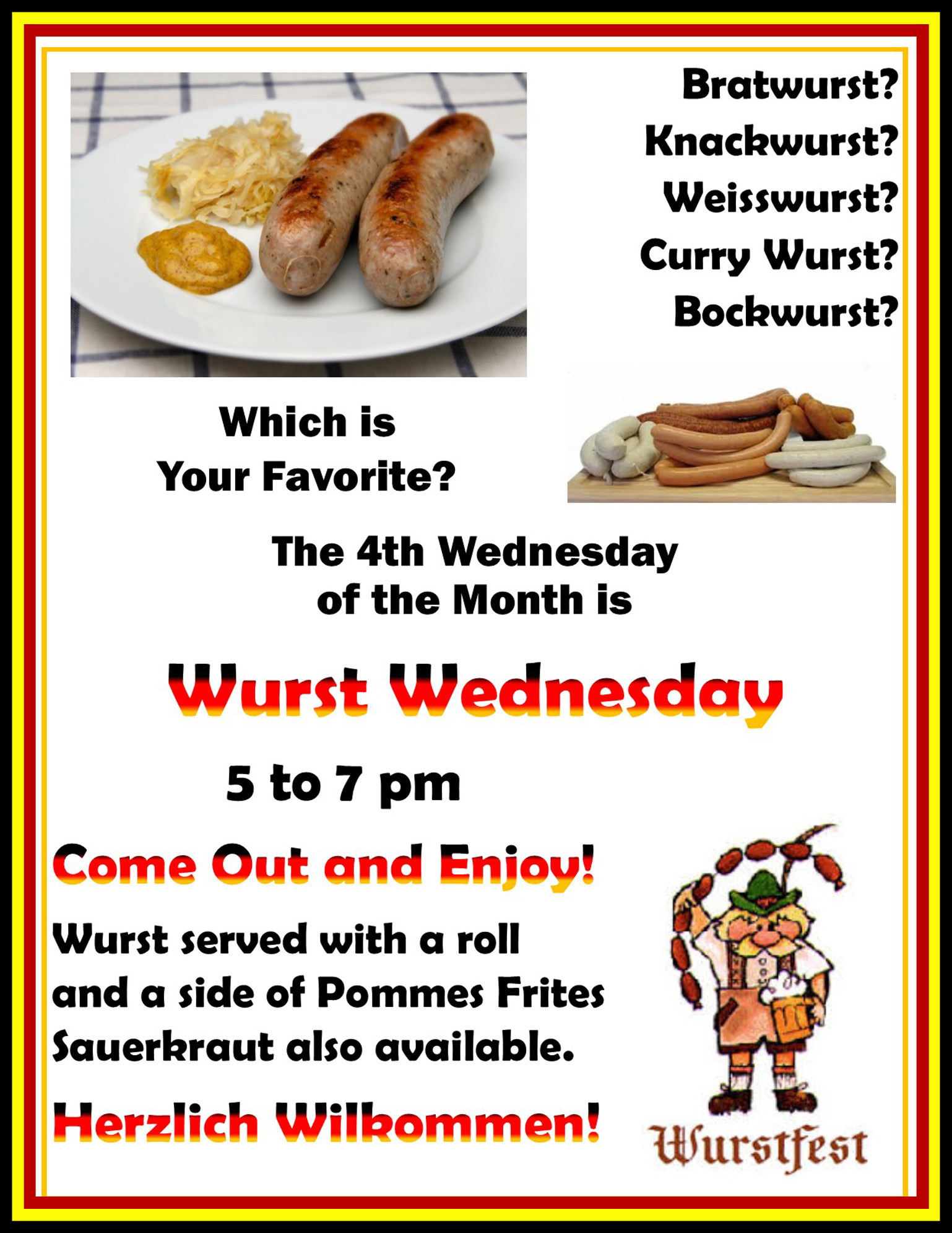 Wurst Wednesday
