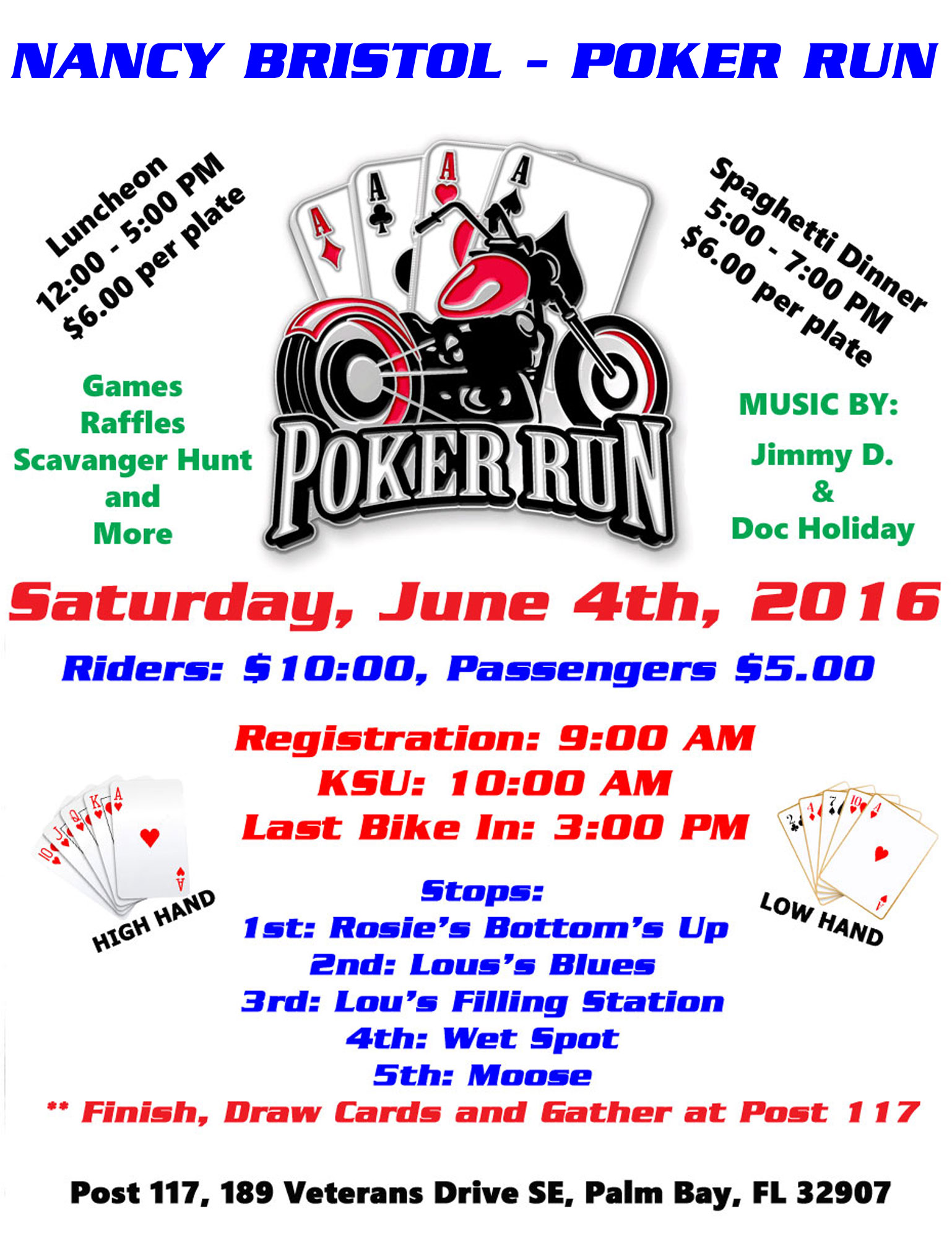 Nancy Bristol Poker Run