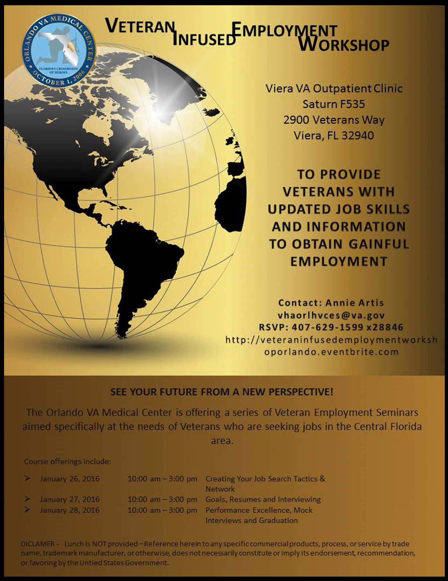 Veteran Infused Employment Workshop