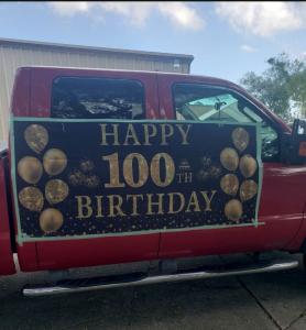 2022 WWII Veteran Brownie 100th Birthday