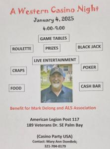 2025 Mark Delong Western Casino Night