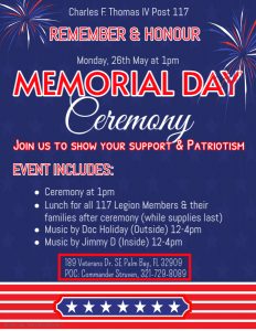 2025 Memorial Day