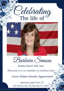 2025 Barbara Simons Celebration of Life